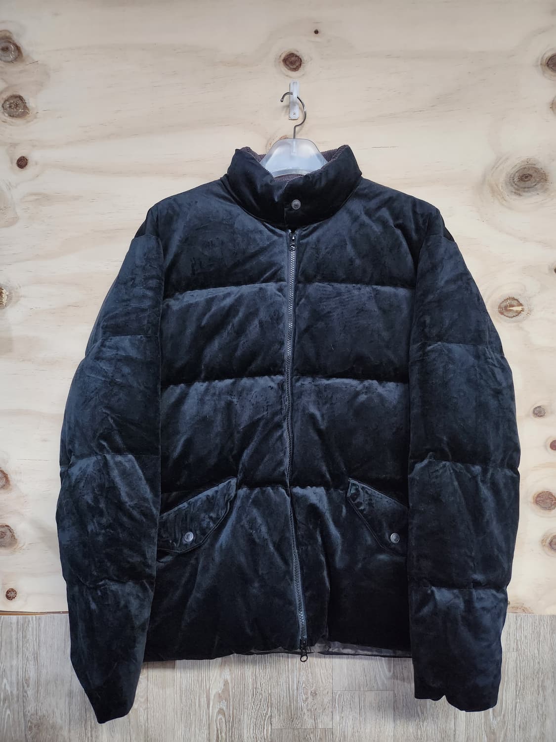 65) 프리즘웍스 벨벳 구스다운 점퍼 상품이미지1