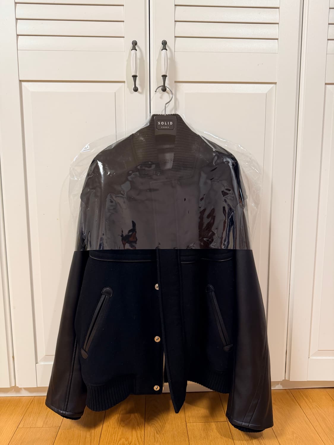 Eu50 / 105 송지오옴므 울레더 바시티자켓 상품이미지2