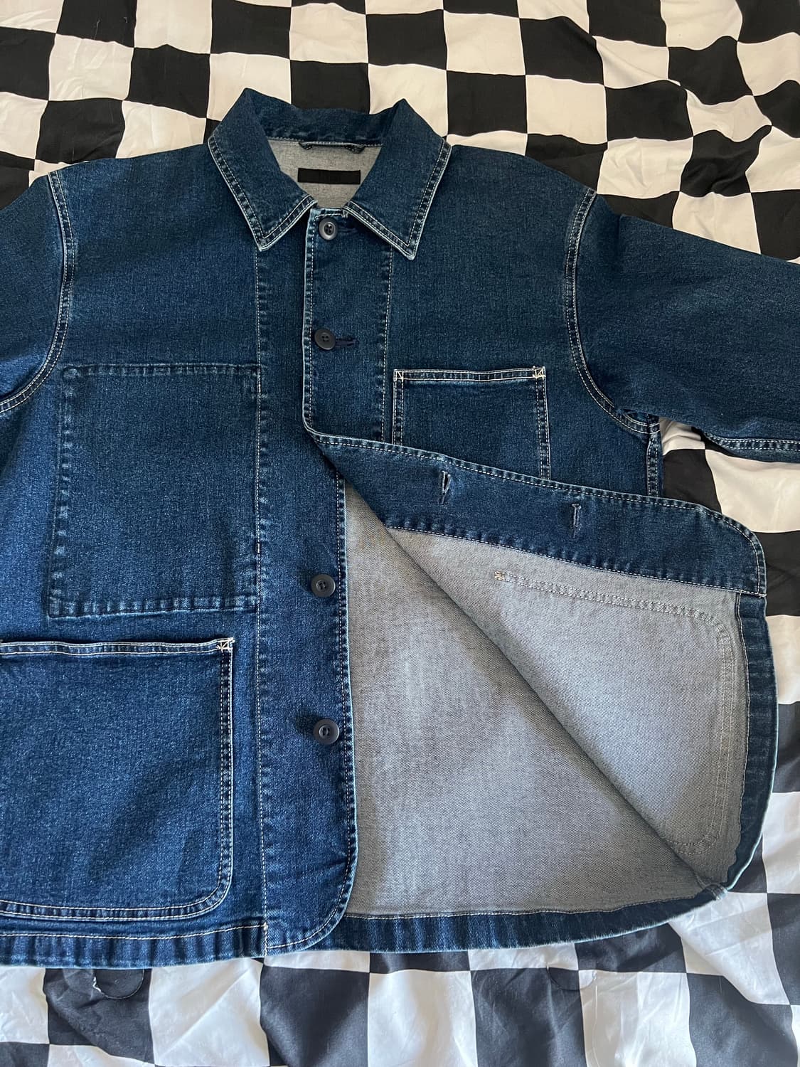 유니클로 데님워크자켓 M사이즈 상품이미지5