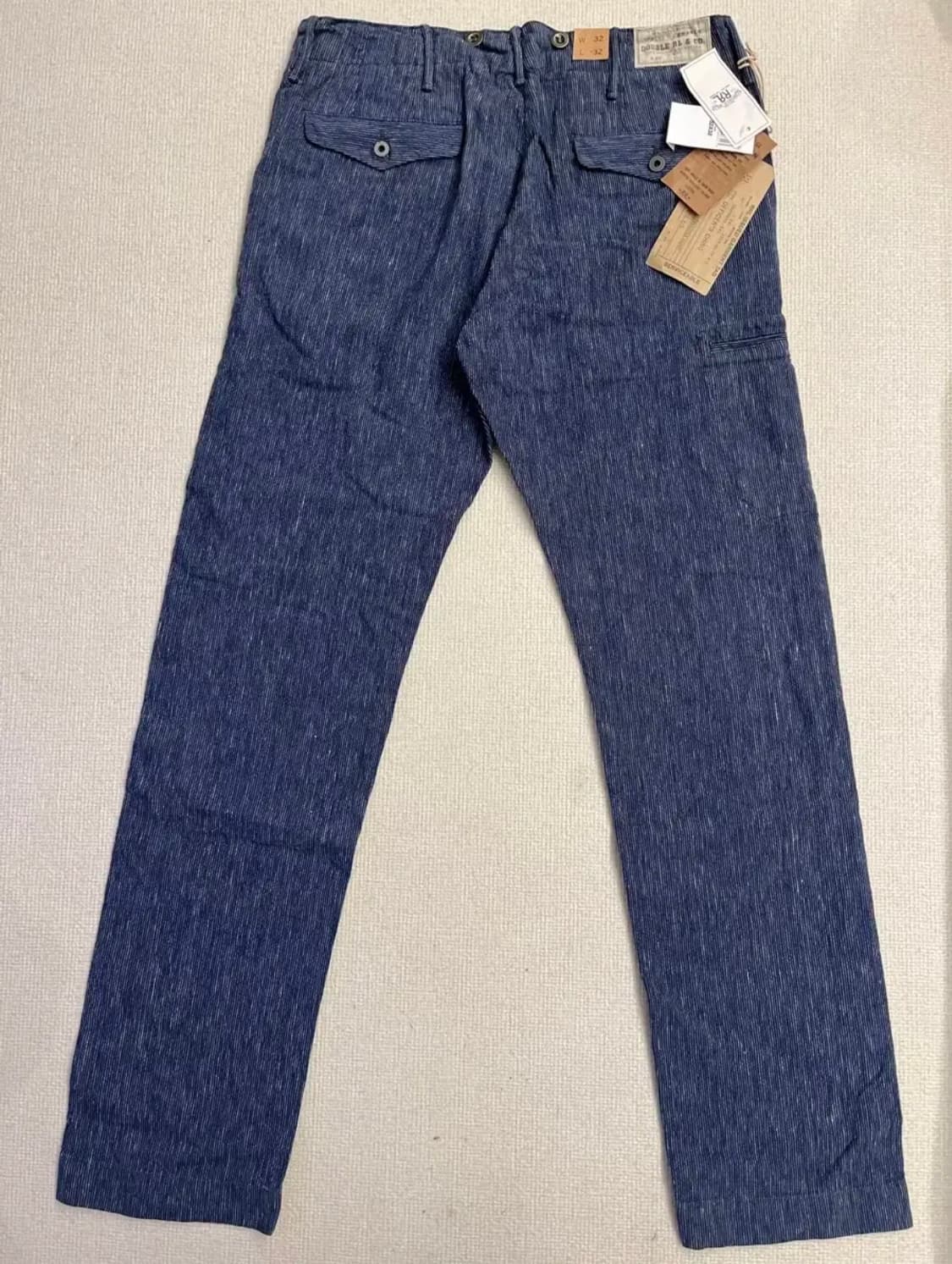 RRL INDIGO BLUE WABASH STRIPED PANTS 상품이미지2