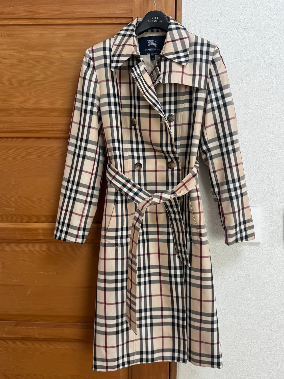 버버리 빈티지 체크 트렌치코트 상품이미지1