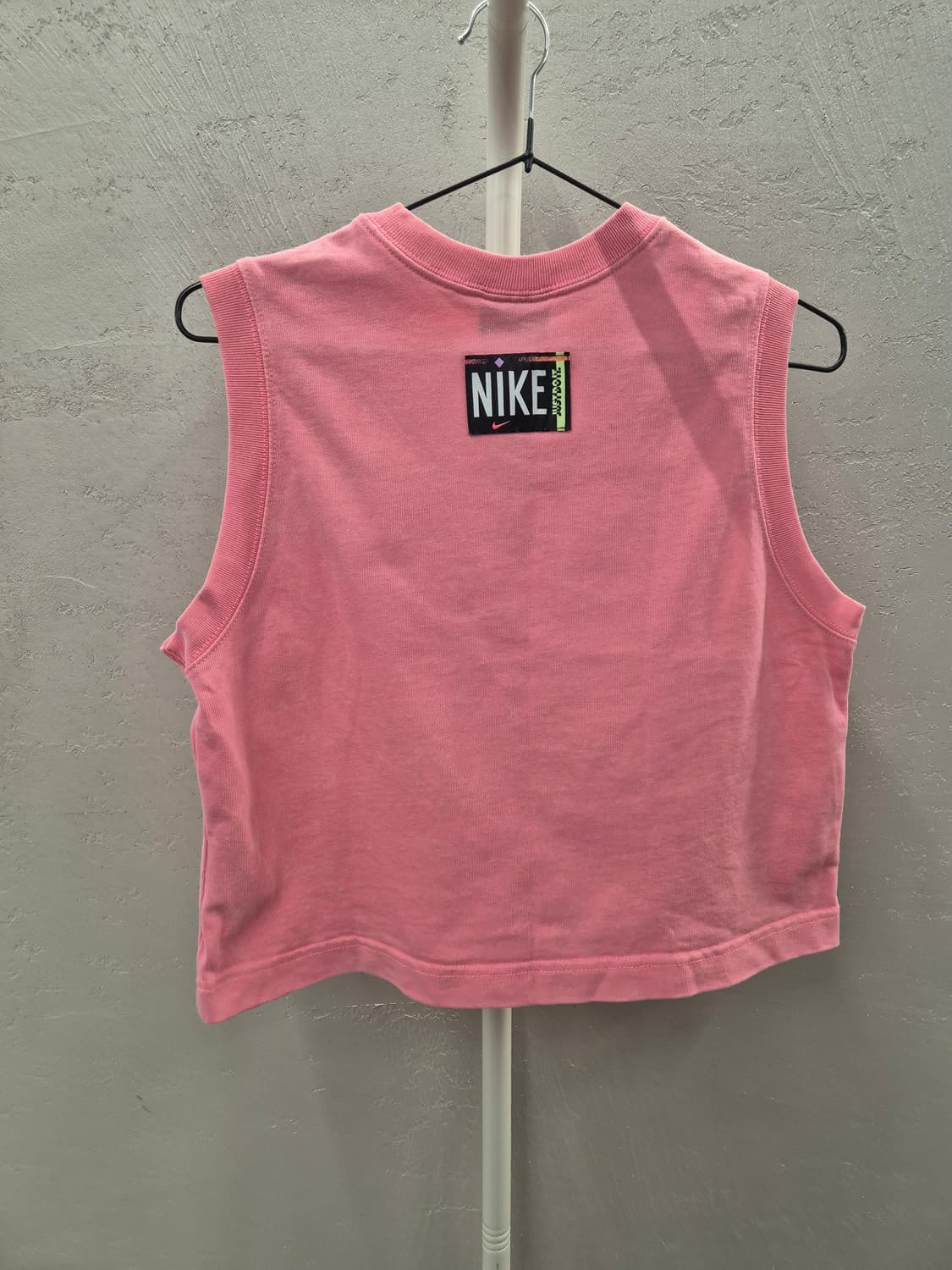 나이키 여성 민소매 크롭탑 M 핑크 상품이미지3