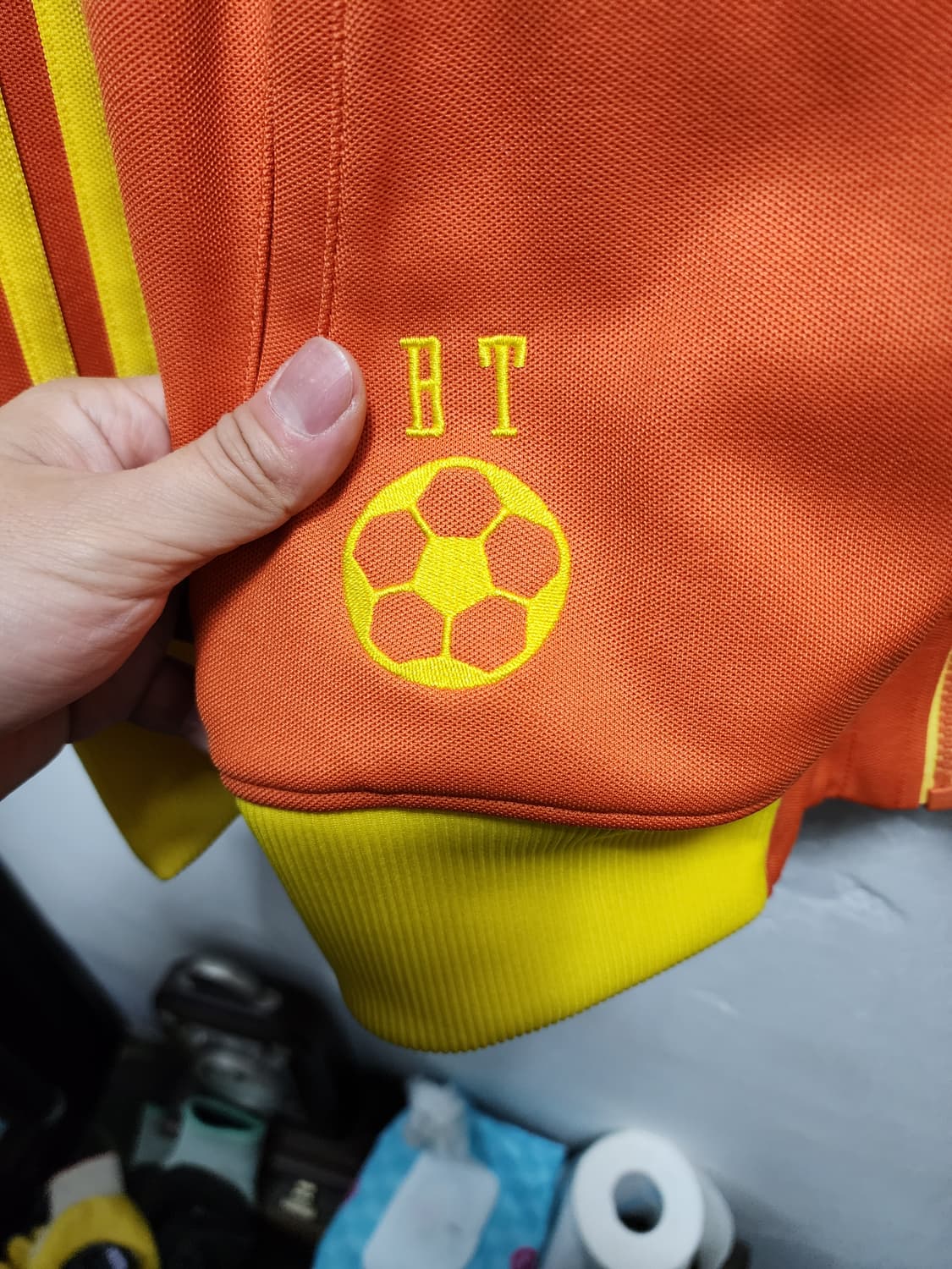 아디다스 자수로고 부탄 국가대표 져지 트랙탑 상품이미지4