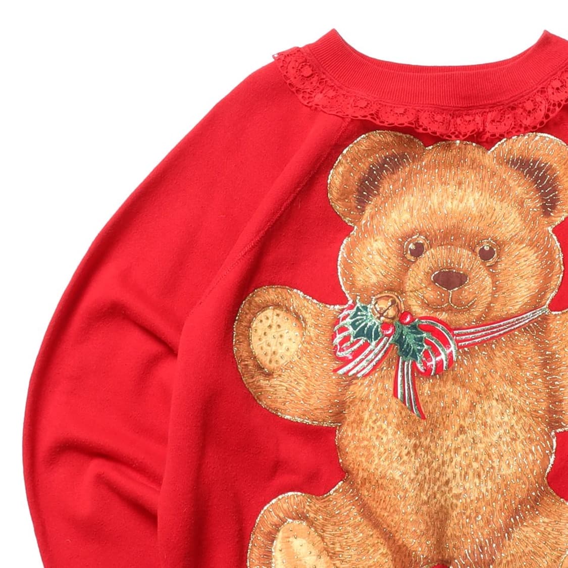 Ultra Sweats Frill Teddy Bear Sweatshirt 상품이미지2