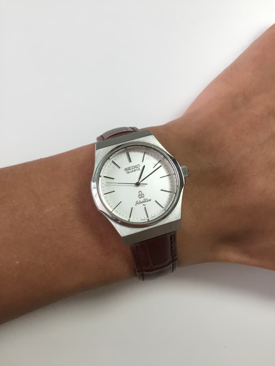 80s seiko silver wave quartz 상품이미지1