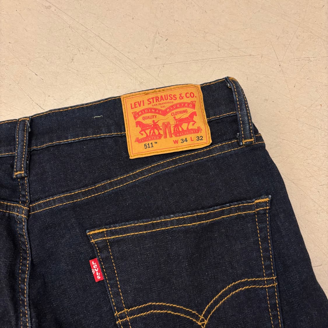리바이스 511 진청 데님 팬츠 상품이미지2