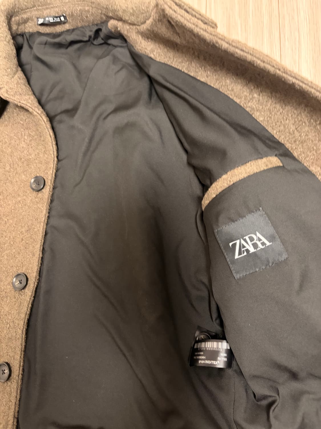 자라 숏 울자켓 상품이미지3