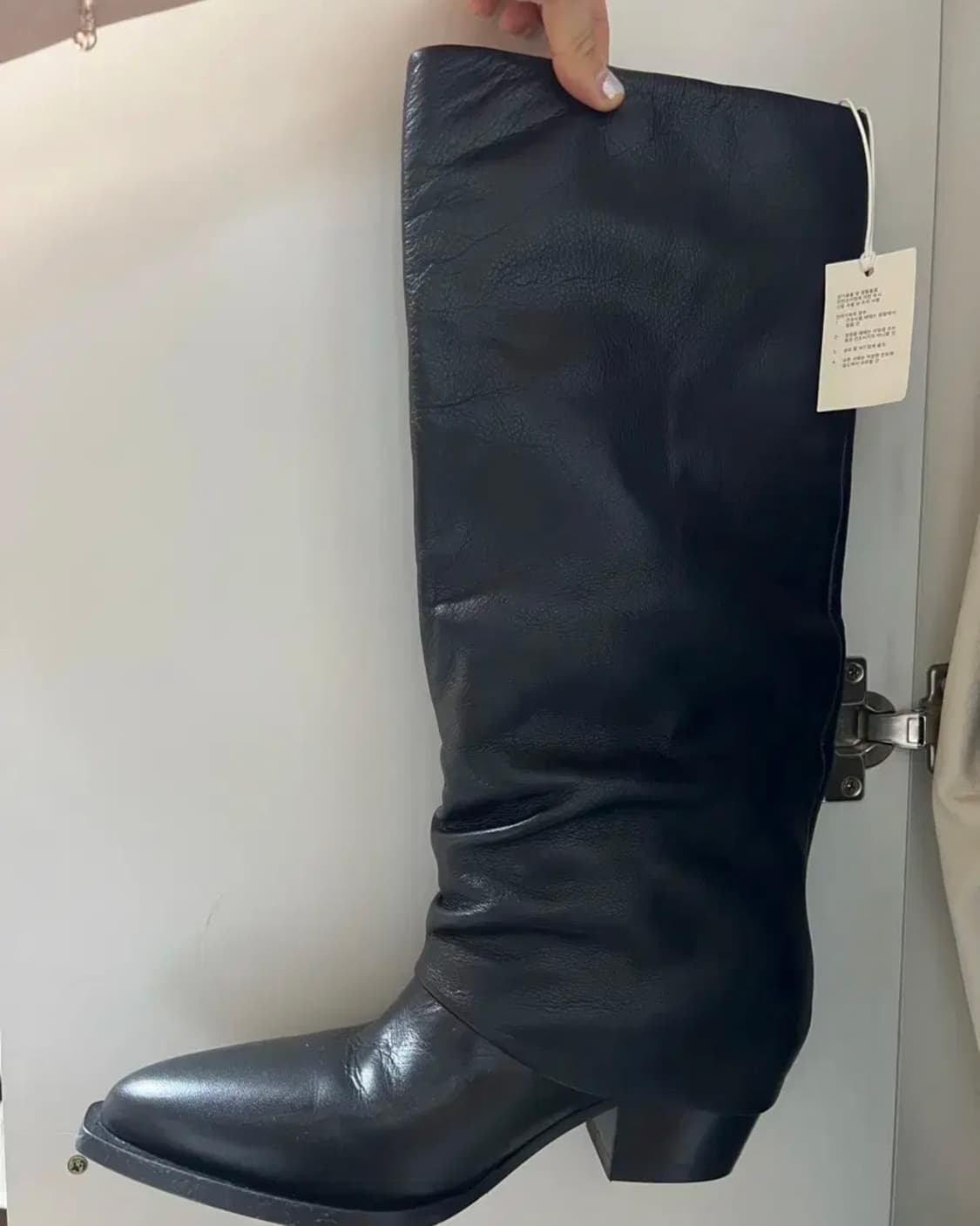 코스 슬라우치 부츠 SLOUCHED LEATHER KNEE BOOTS 상품이미지4