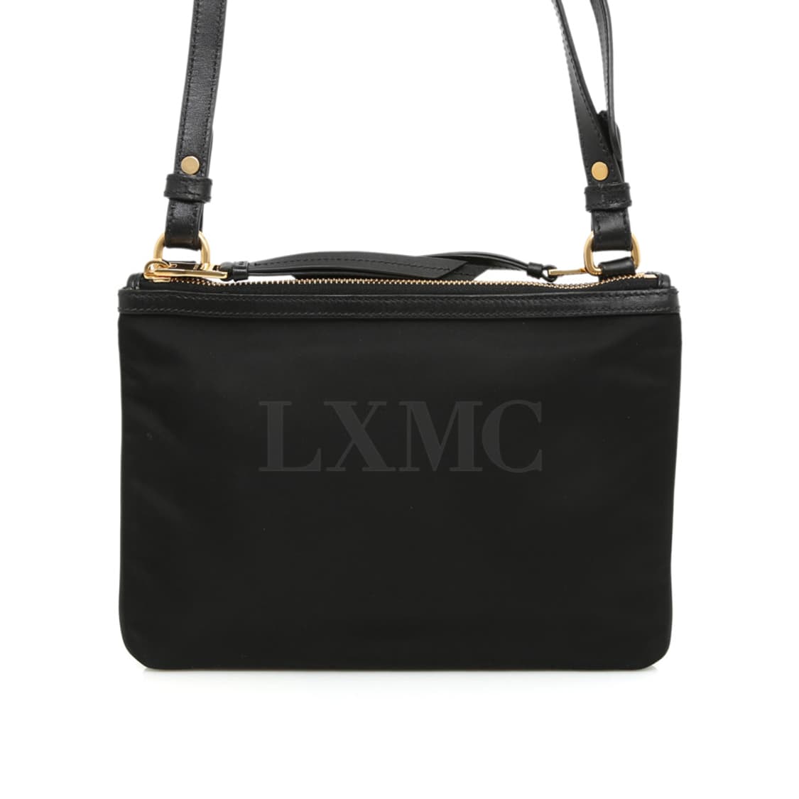 프라다 리나일론 더블지퍼 크로스백 블랙 미니백 1BH046 상품이미지4