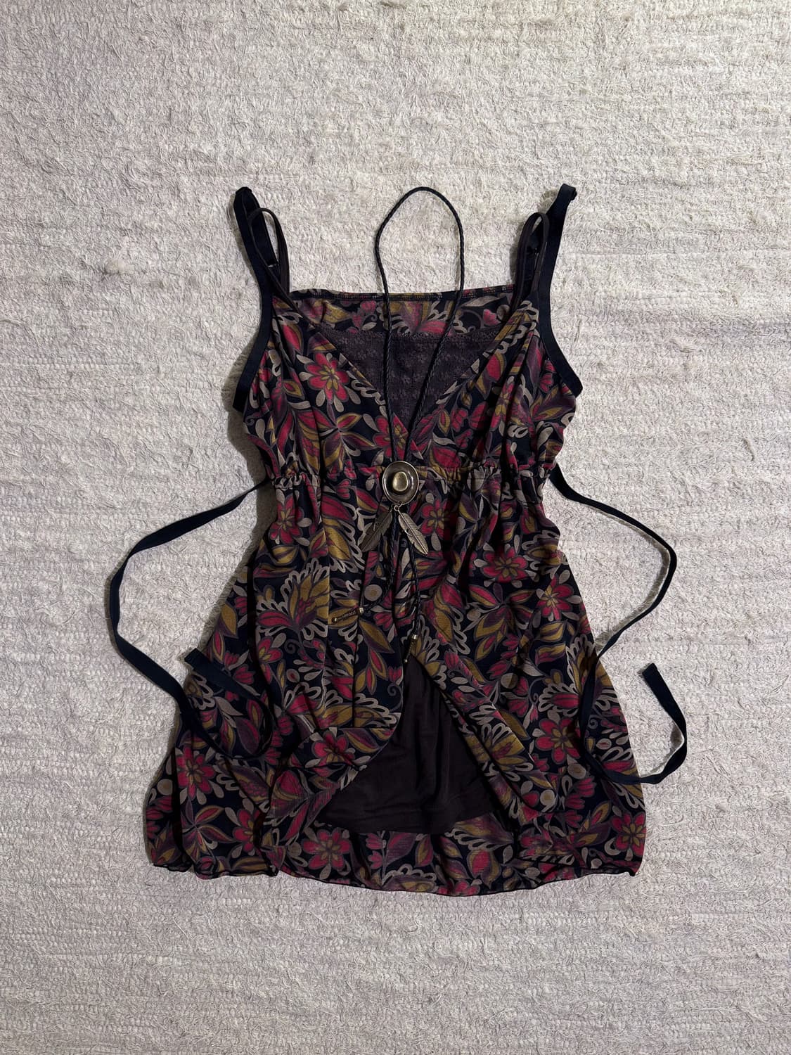 Ethnic Slit Sleeveless Blouse 0262 상품이미지1