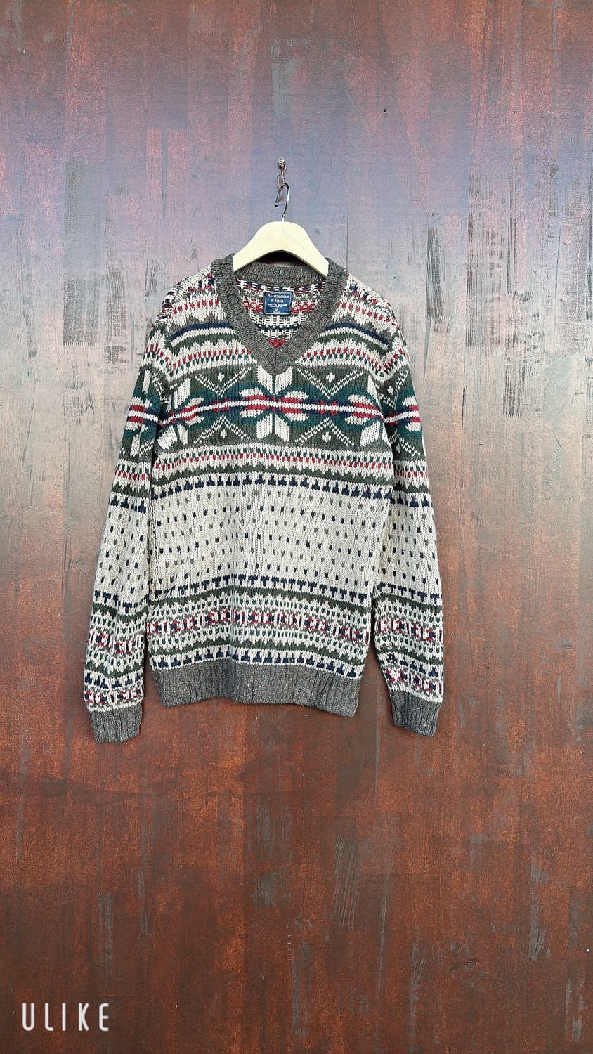 아베크롬비 앤 피치(Abercrombie & Fitch) 노르딕 패턴  상품이미지1