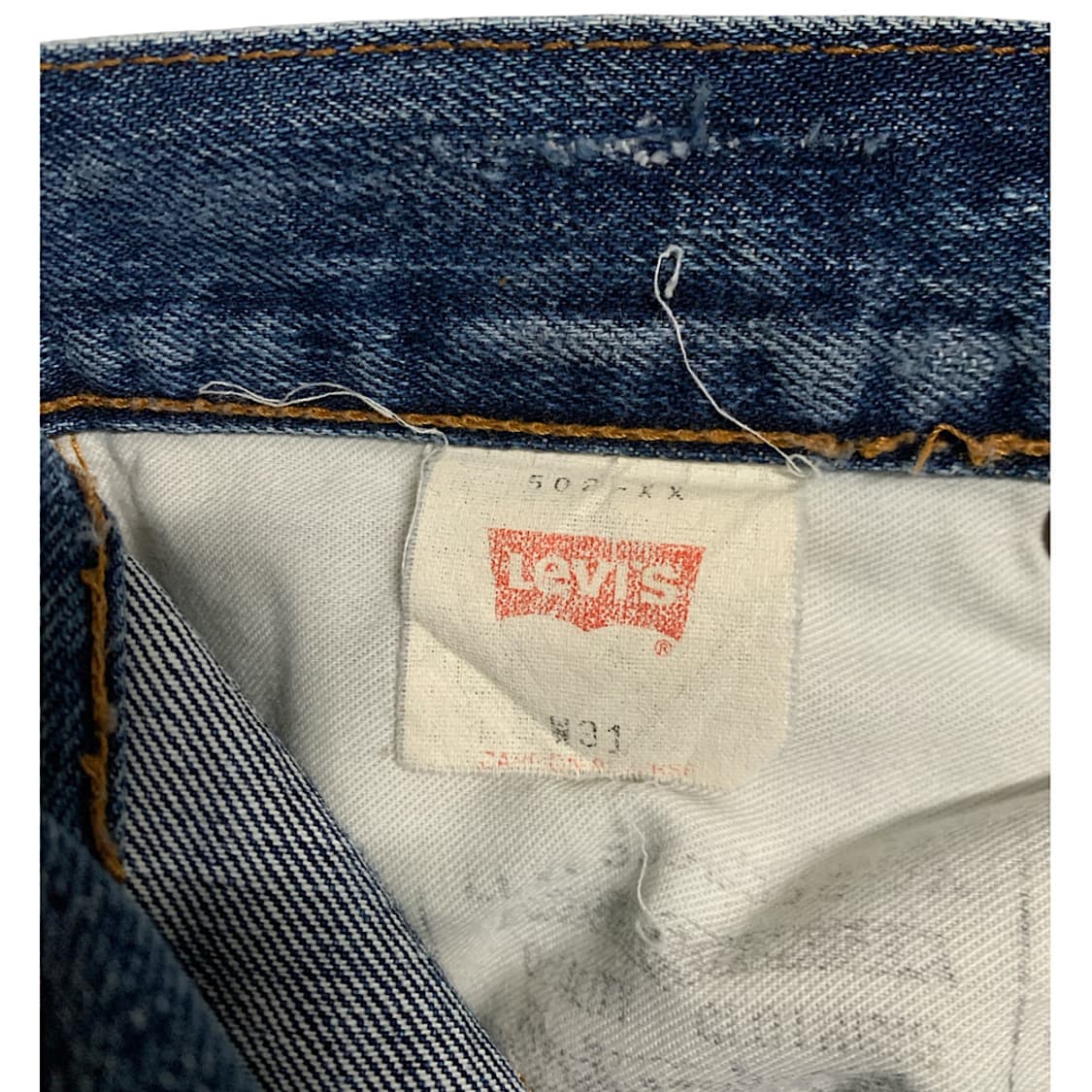 90s 리바이스 lvc 502XX 데님 팬츠 31 상품이미지2