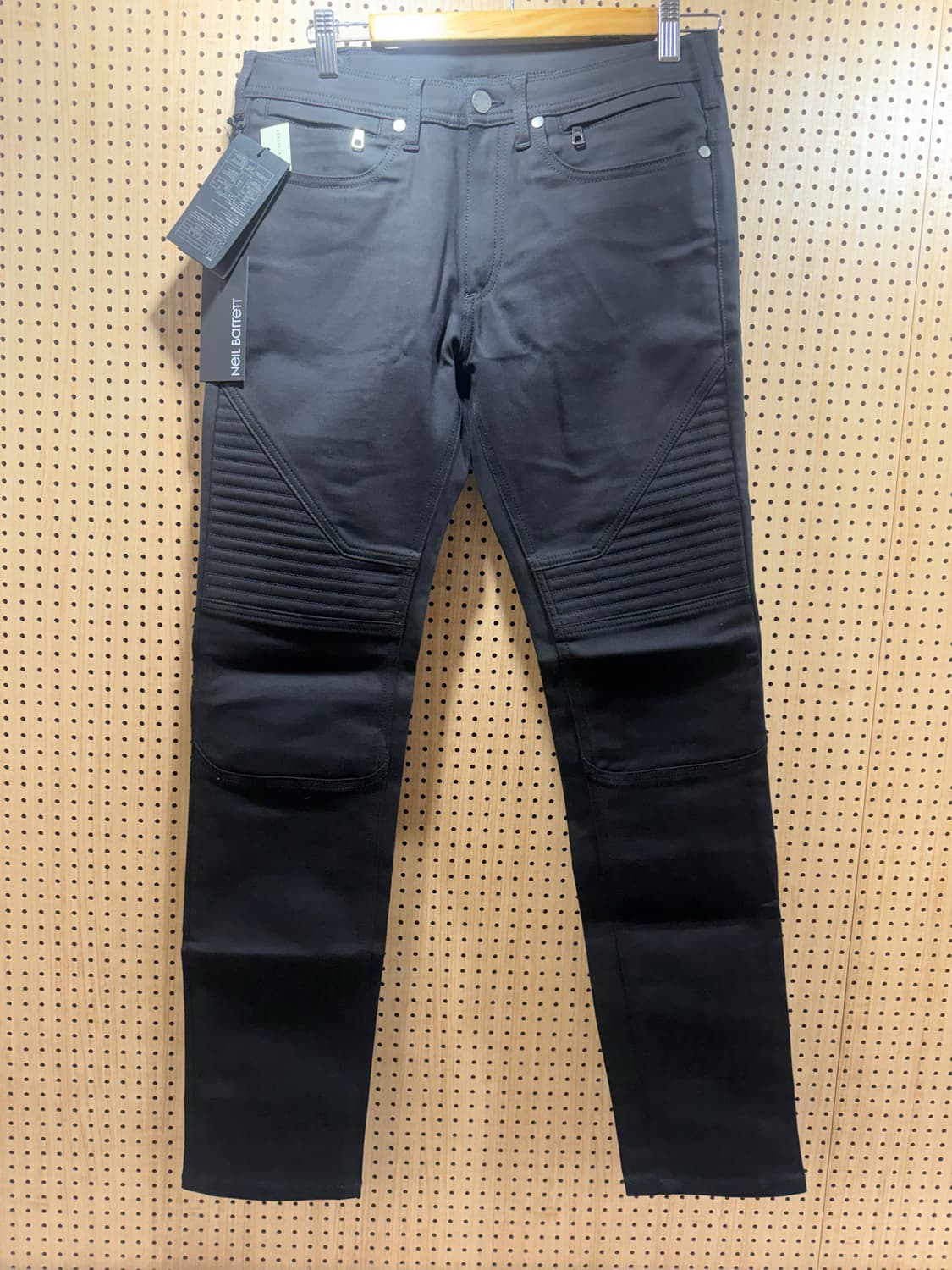 NEIL BARRETT Biker-style skinny jeans 상품이미지1