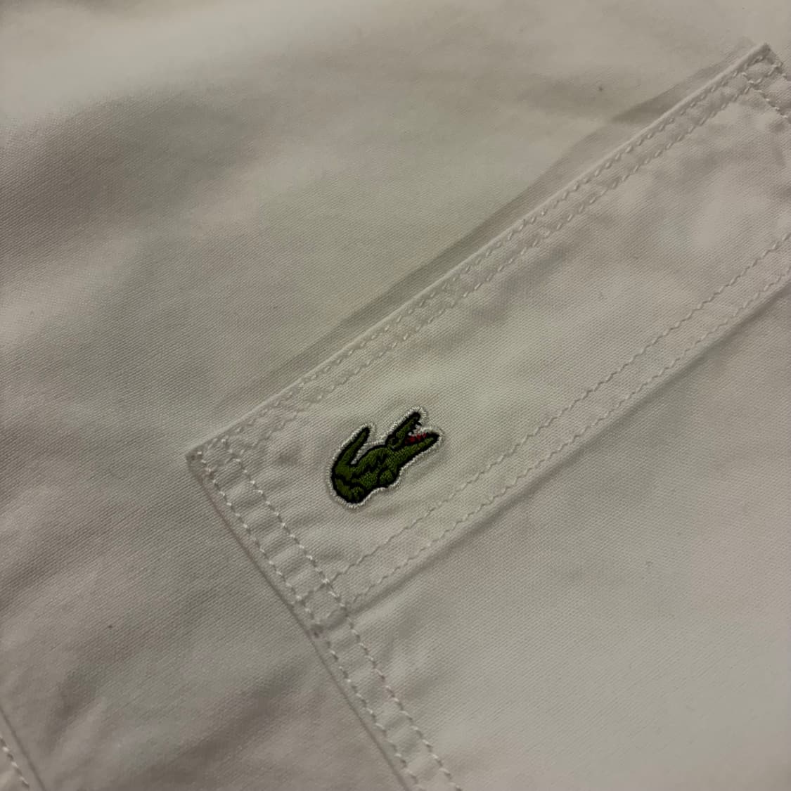 [105] 라코스테 셔츠 화이트 긴팔 C718 상품이미지4