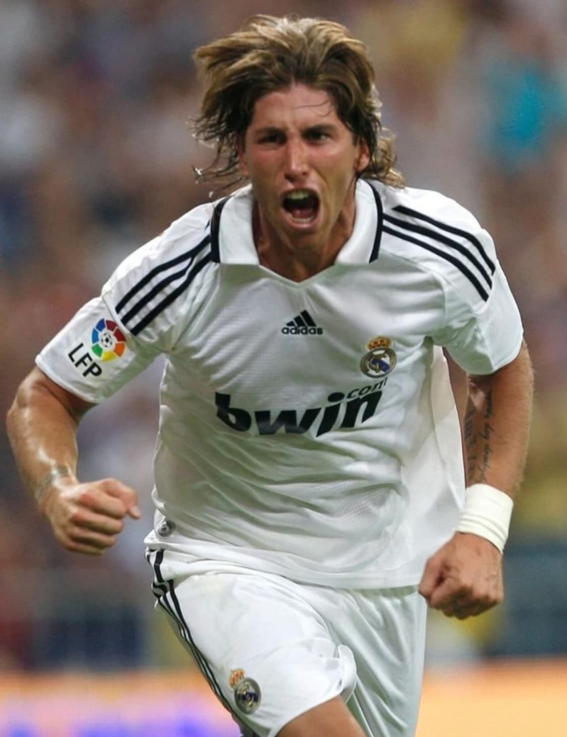 레트로)08-09 레알 세르히오 라모스 반팔 유니폼 L사이즈 상품이미지8