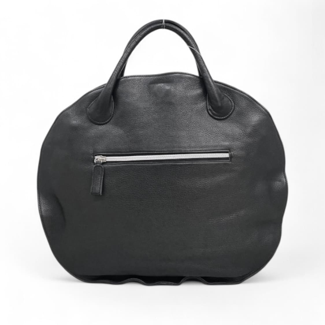 미키아모 소가죽 라운드 토트백 꼼데가르송 스타일 재패니즈 상품이미지2