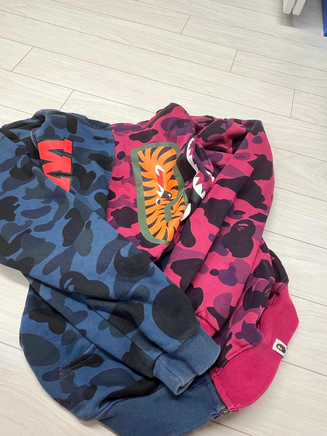 빈티지 베이프 후드집업 상품이미지5