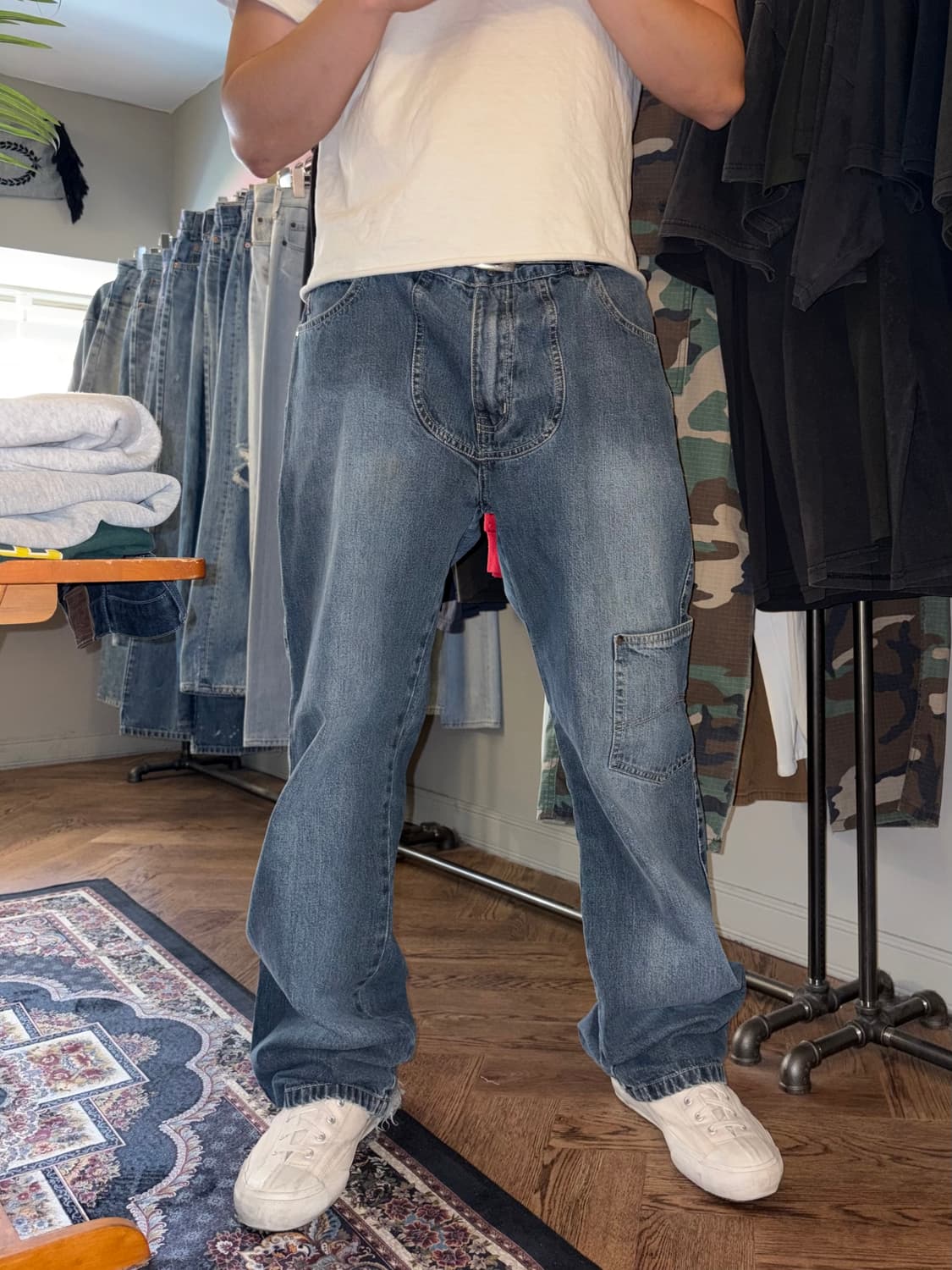 90-00’s Armani Jeans pocket detail denim 상품이미지2