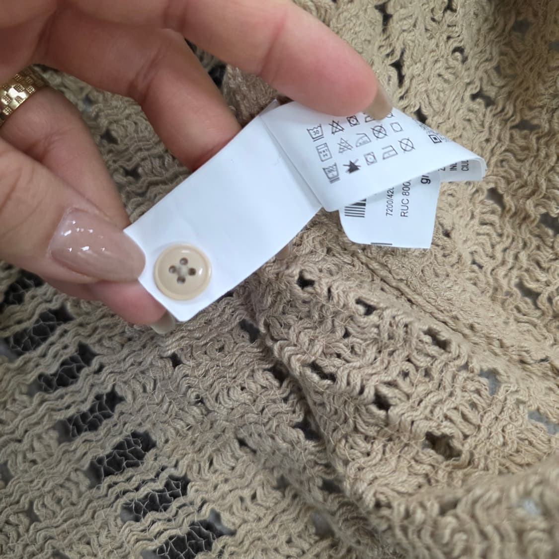 [XL] 자라 스트라이프 코바늘 셔츠 0219J 상품이미지6