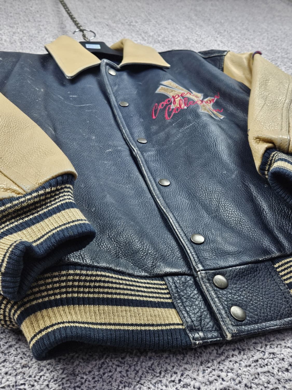 스타터 뉴욕양키스 쿠퍼스타운컬렉션 배색 가죽 자켓 ( L )/ 10210 상품이미지5