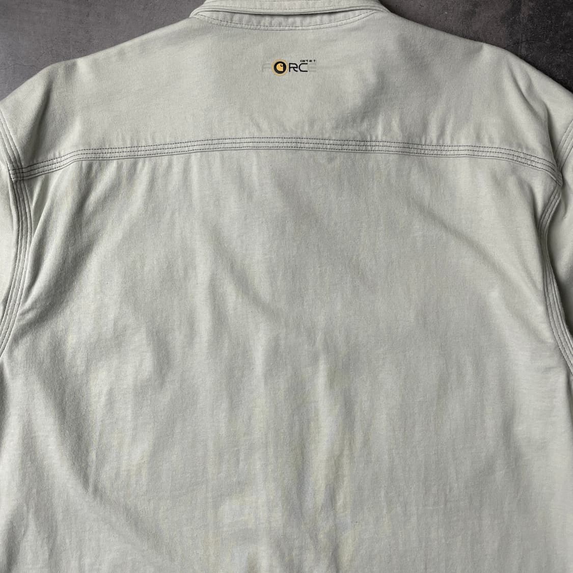 CARHARTT 칼하트 라이트그레이 자수 워크 셔츠 A00969 상품이미지6