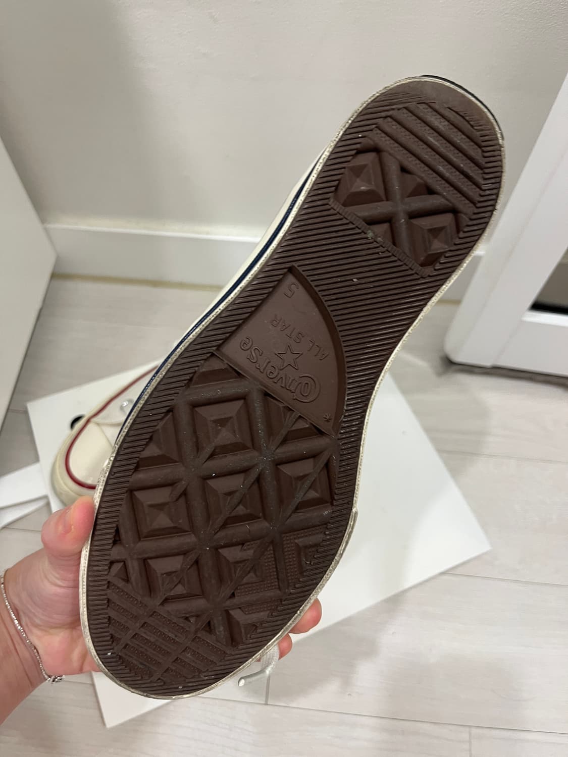 (235) 컨버스 척테일러 올스타 1970s 하이 화이트 상품이미지3