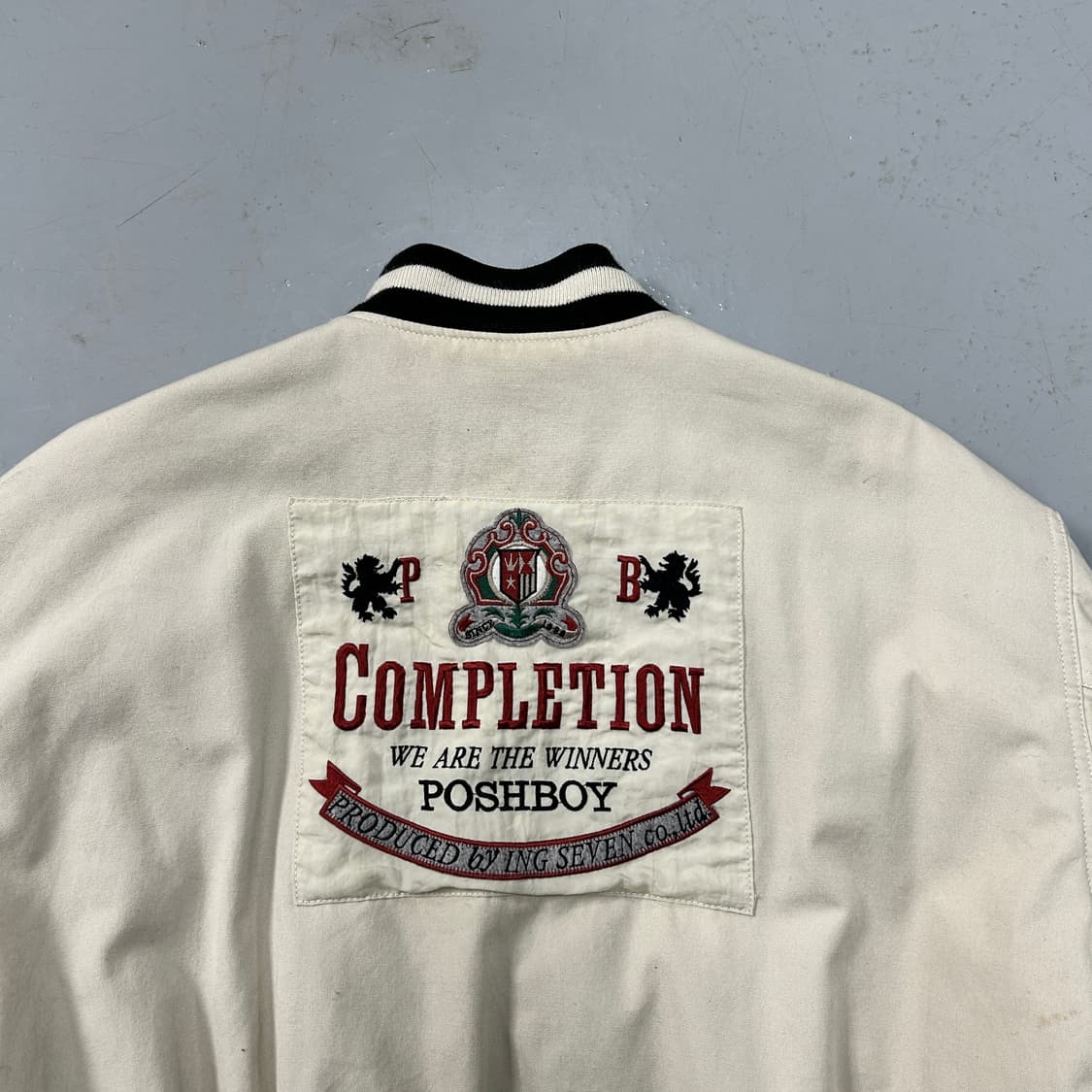 90s POSHBOY 리버시블 봄버 자켓  상품이미지5