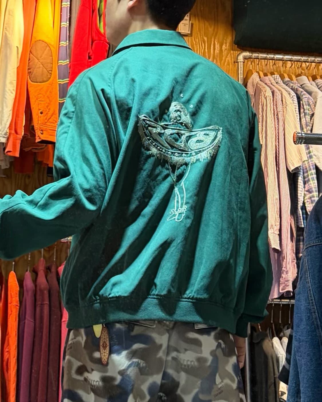 (새상품) L 벌스데이수트 핀업걸 그린 스카잔 상품이미지1