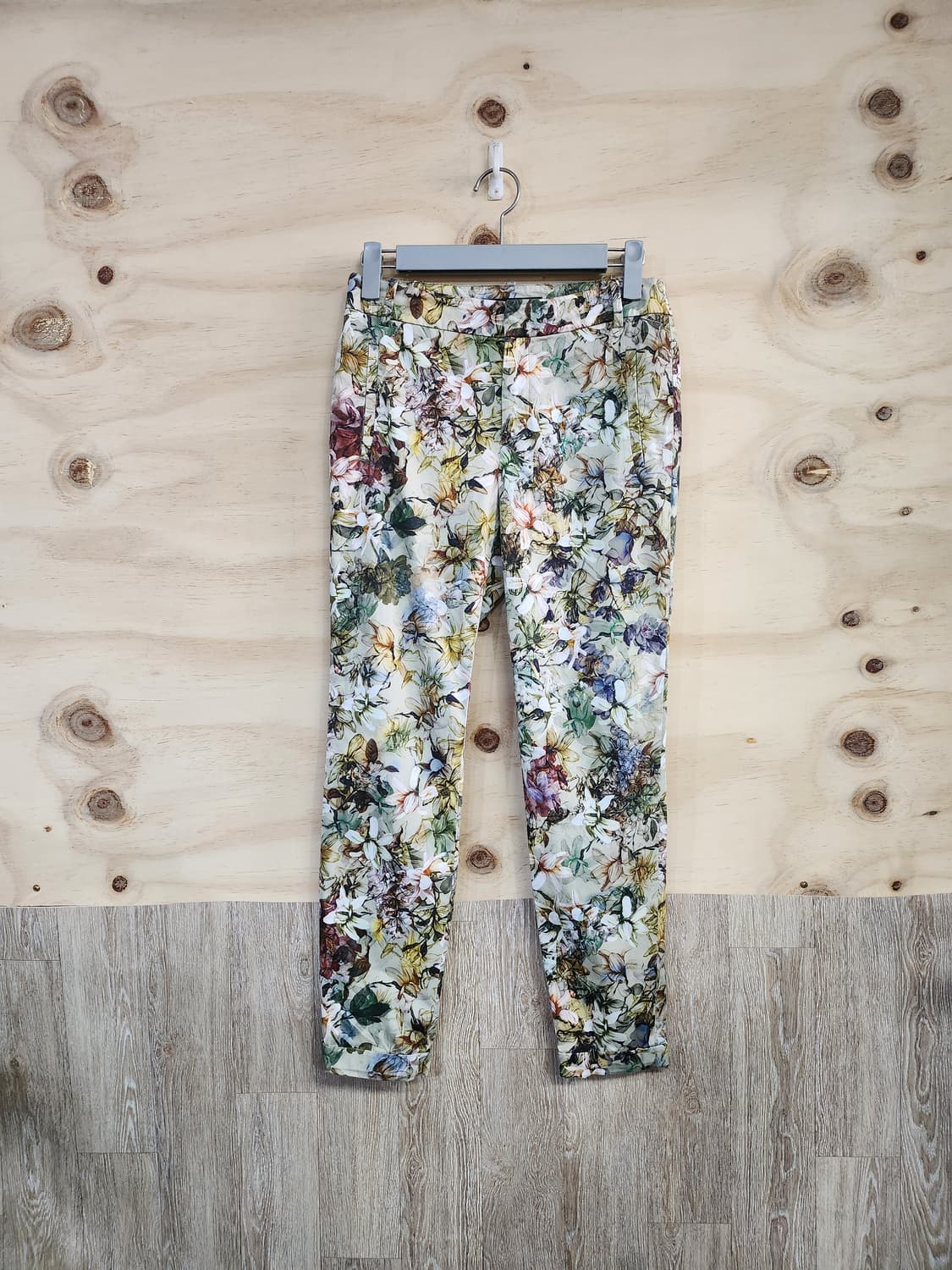 1025) 자라 ZARA 플라워프린트 바지 상품이미지1