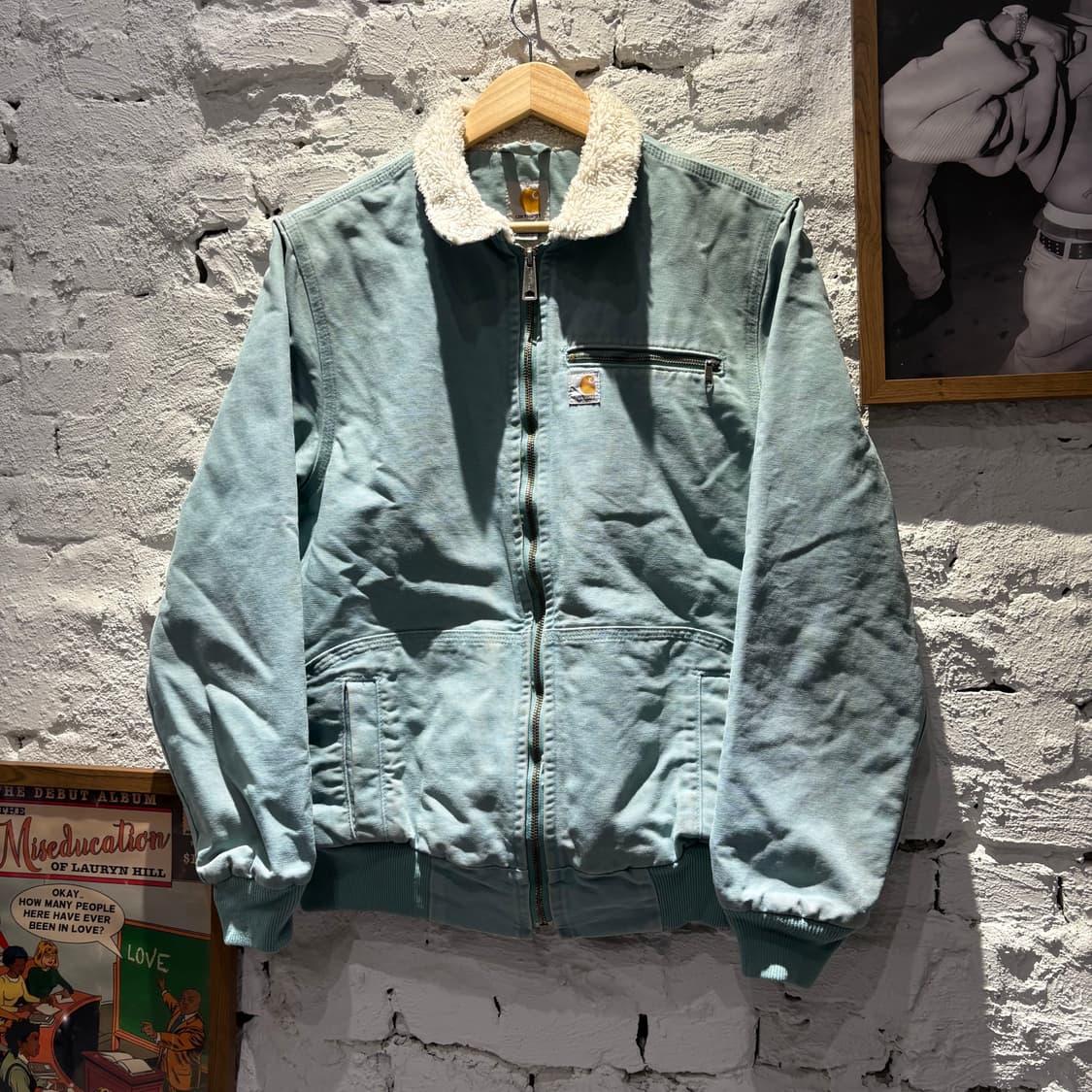 칼하트 와일드 우드 쉐르파 봄버자켓 상품이미지1