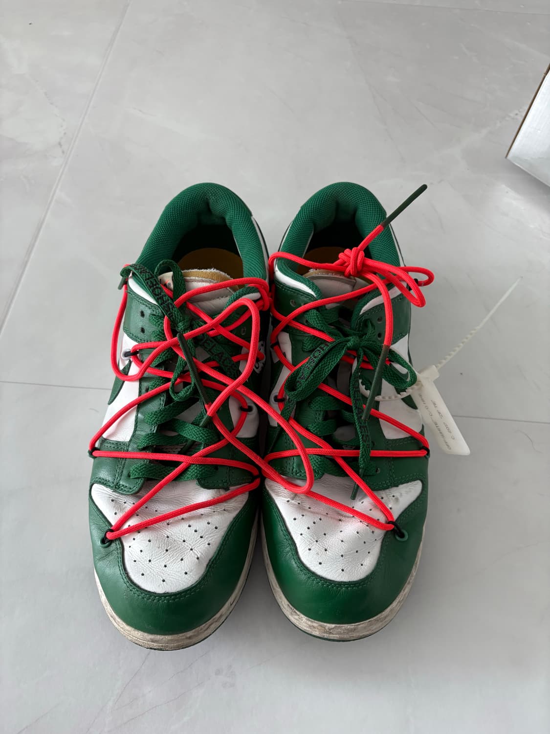 오프화이트 나이키 덩크 그린 (290)  상품이미지2