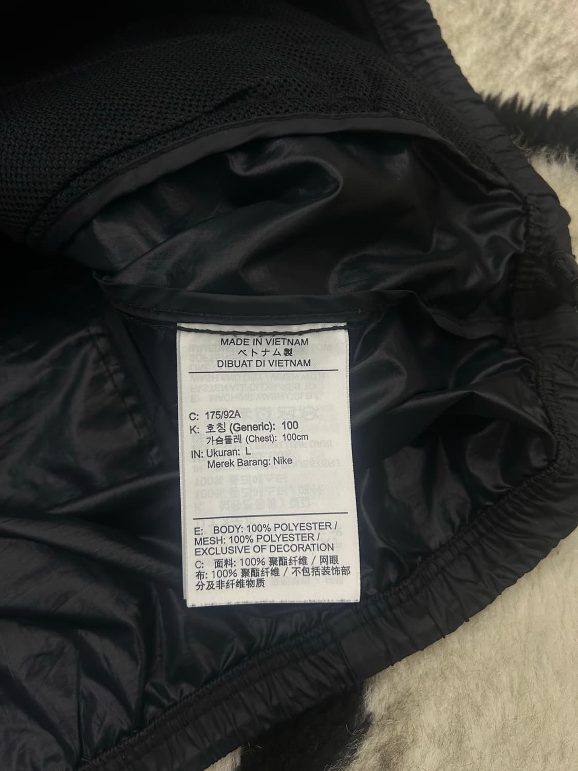 [L]나이키 스톰핏 런닝 바람막이/블랙 상품이미지7