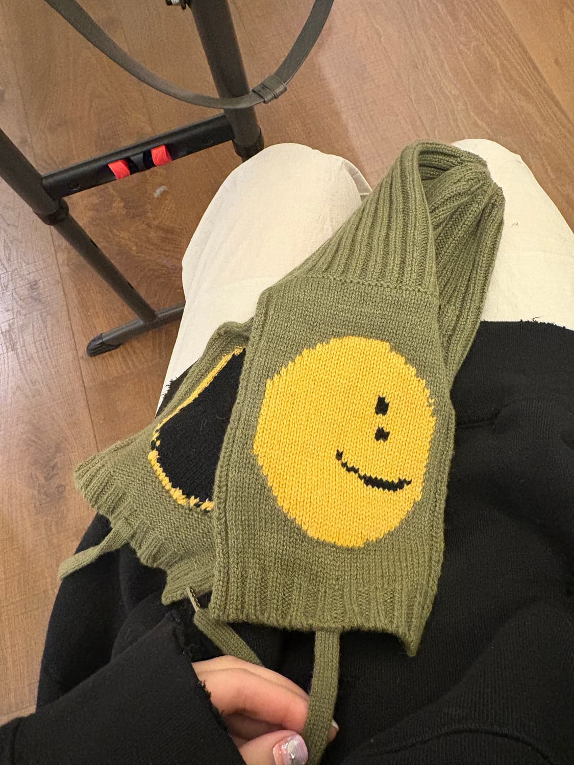 캐피탈 5g 울 레인보위 게일 캡 숏 카키 상품이미지5