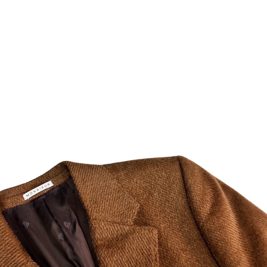 지방시 히든 버튼 울 체스터필드 코트 상품이미지3