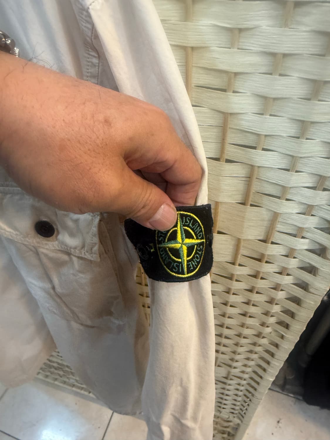 100/20ss 정품 스톤아일랜드 원포켓 오버셔츠 자켓 팝니다 상품이미지4