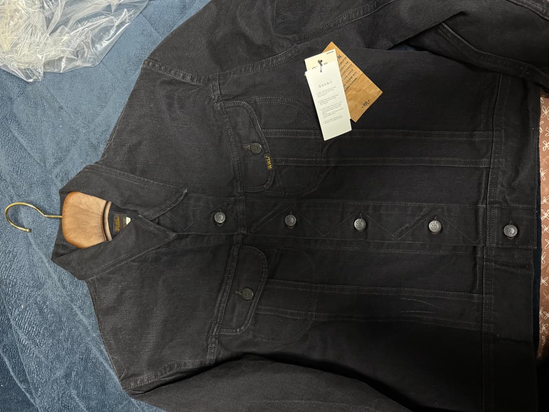 [M][구형] RRL LOT271 트러커 자켓 블랙 상품이미지1