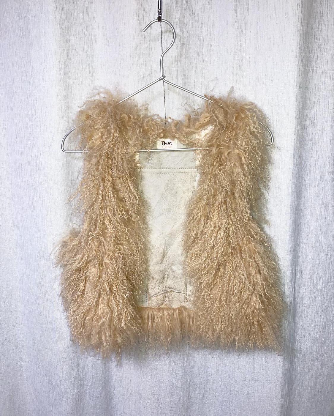 Fruit cake fur vest 상품이미지3