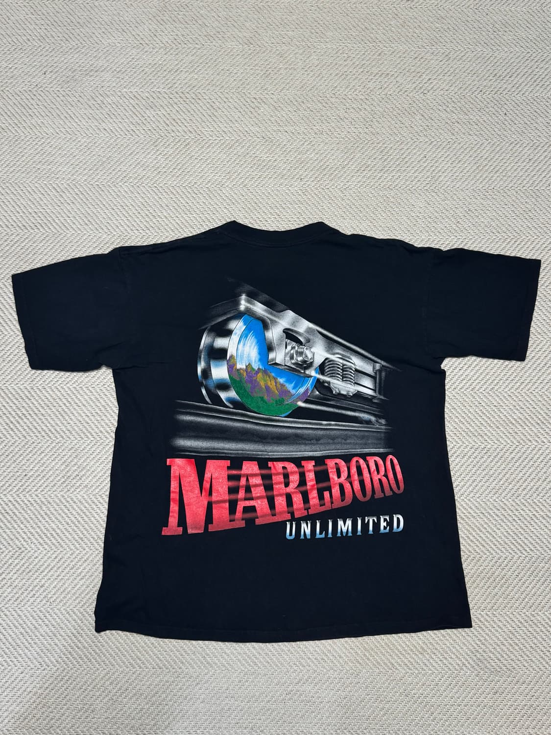 (XL)90s 빈티지 말보로 언리미티드 반팔 티셔츠 상품이미지1