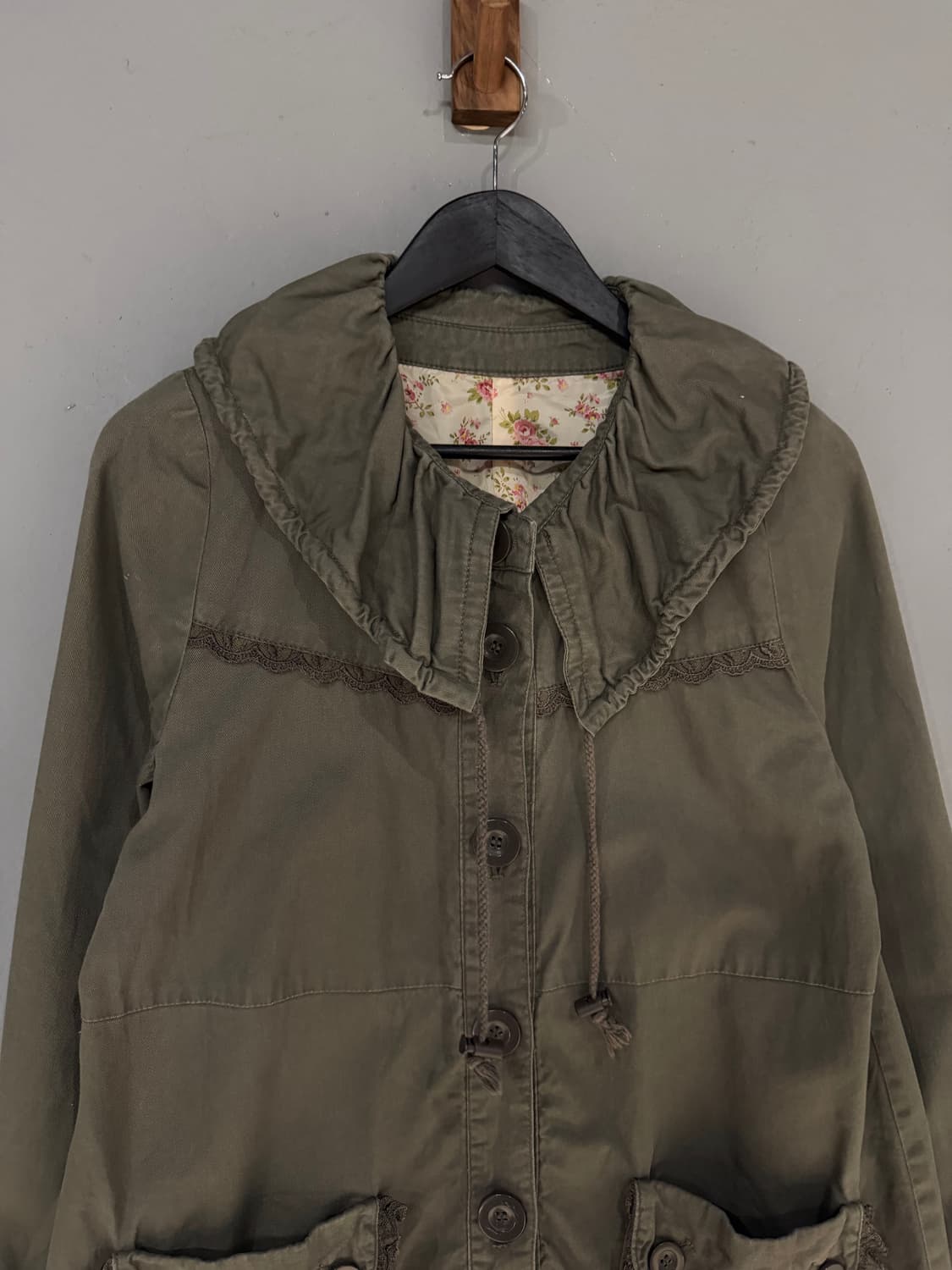 big collar pocket detail button jacket 상품이미지6