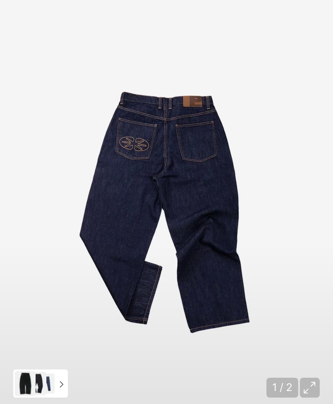 Essential Relaxed Raw Denim Pants (Indig 상품이미지2