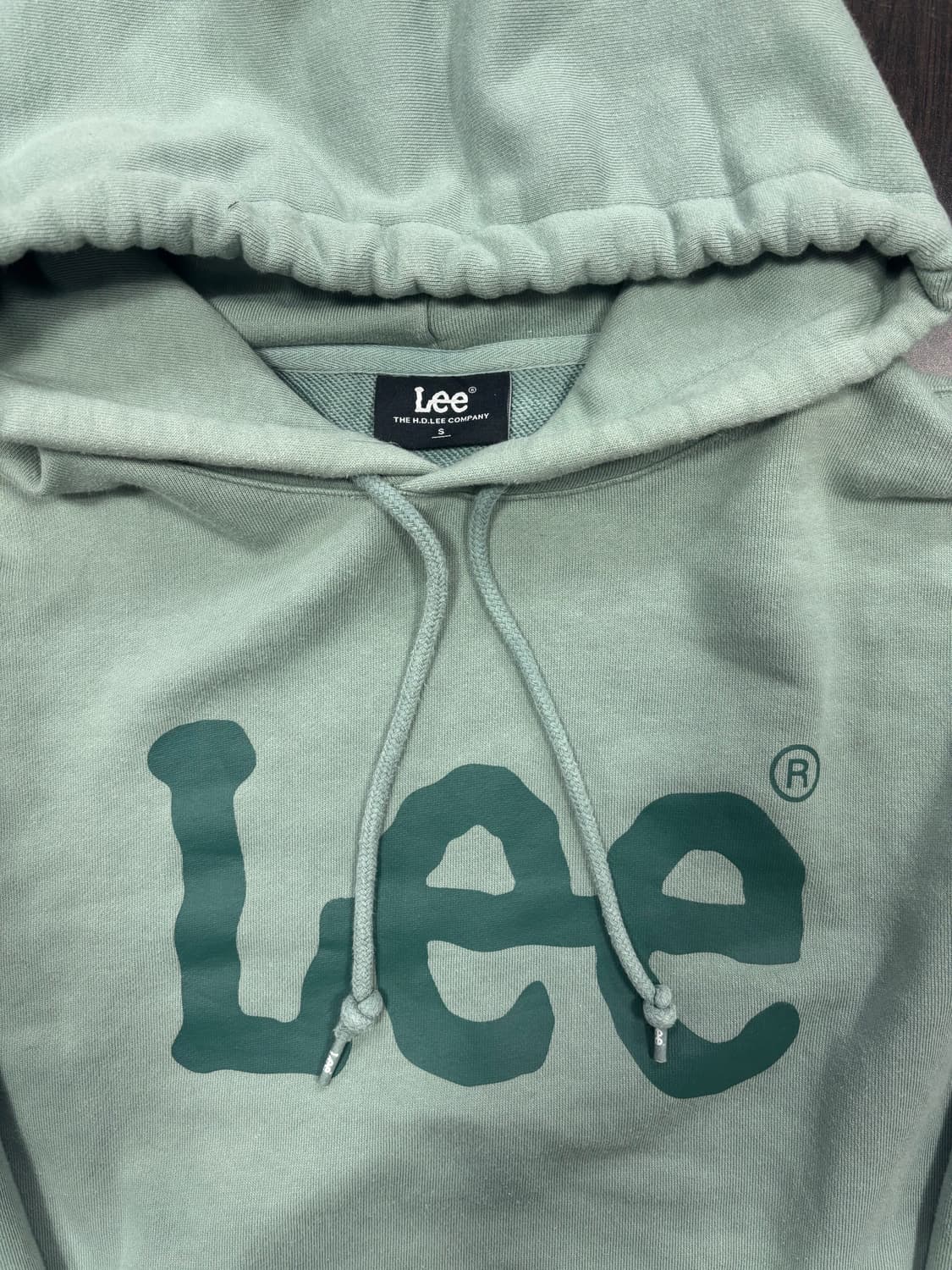 Lee 리 민트색 후드티 상품이미지4