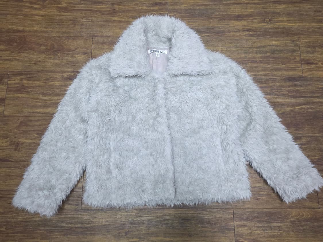 파르티멘토우먼 와이드카라 플러피 퍼코트 미사용품  상품이미지6
