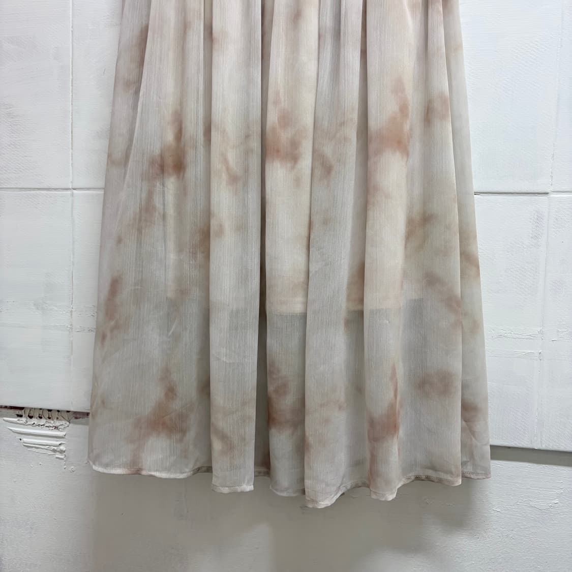 타이다이 히피 그런지 쉬폰 롱 스커트 JPN 상품이미지3