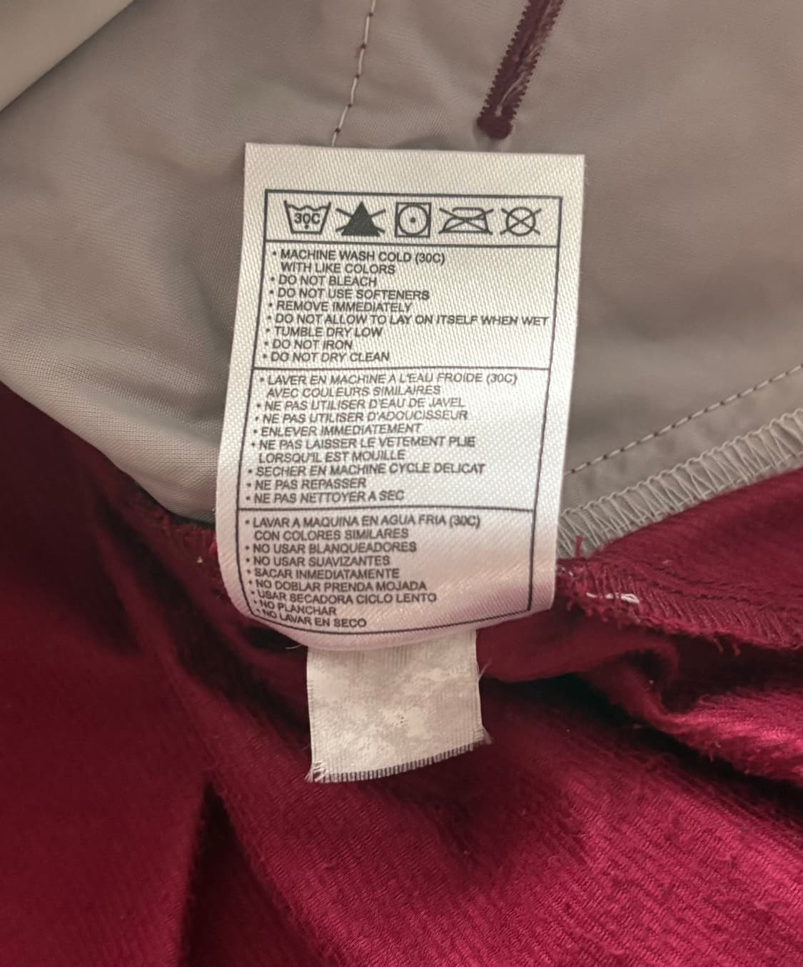 Nike 나이키 빈티지 버건디 오버핏 윈드브레이커 상품이미지8