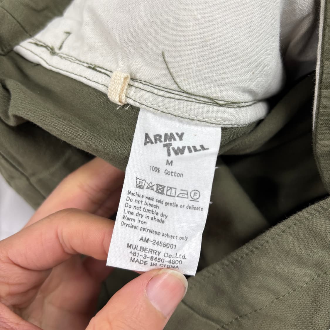 Army twill 카고 팬츠 상품이미지8