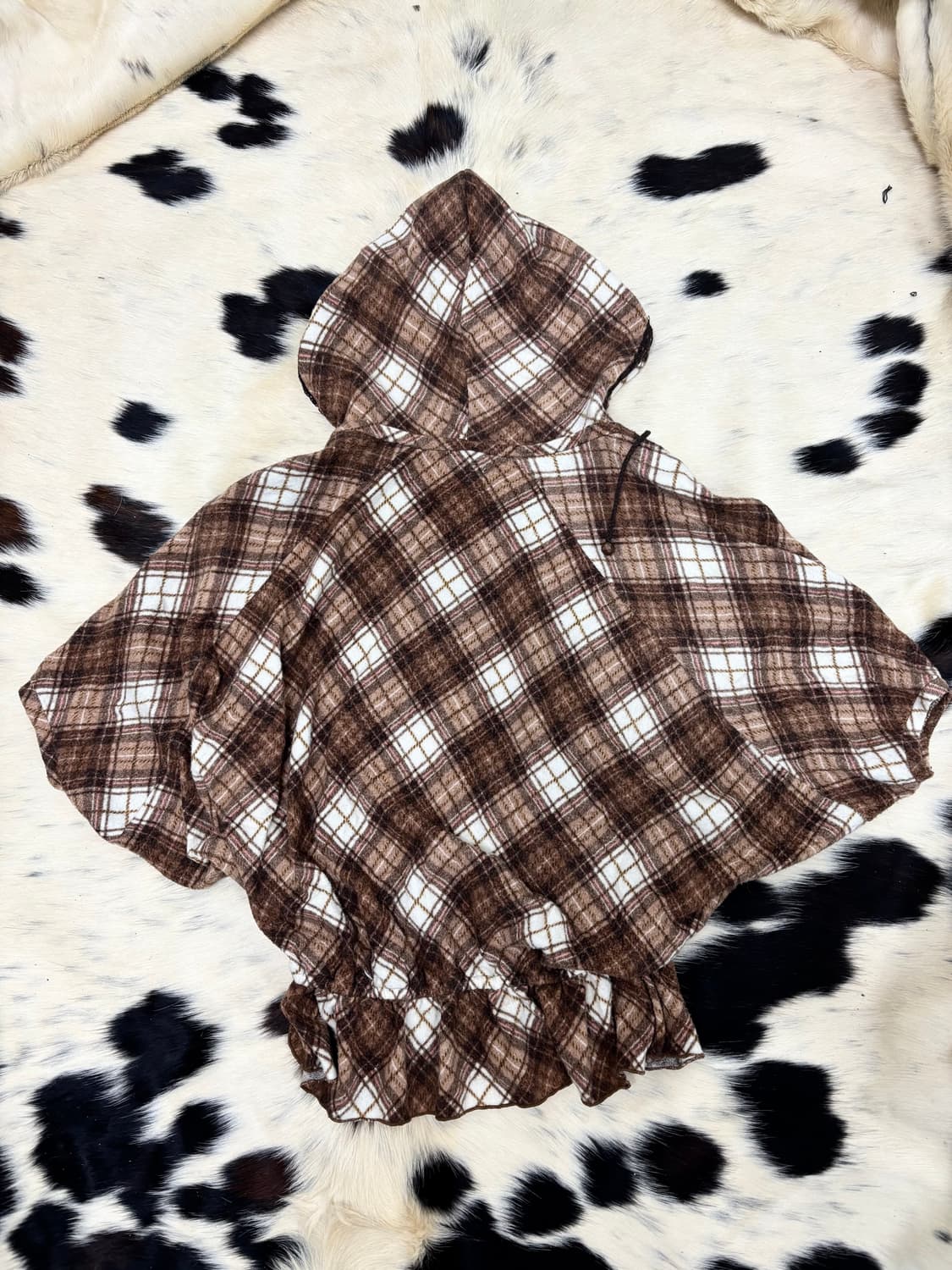 Top: [LIZLISA]rare 딸기초코 판초 후드  상품이미지6