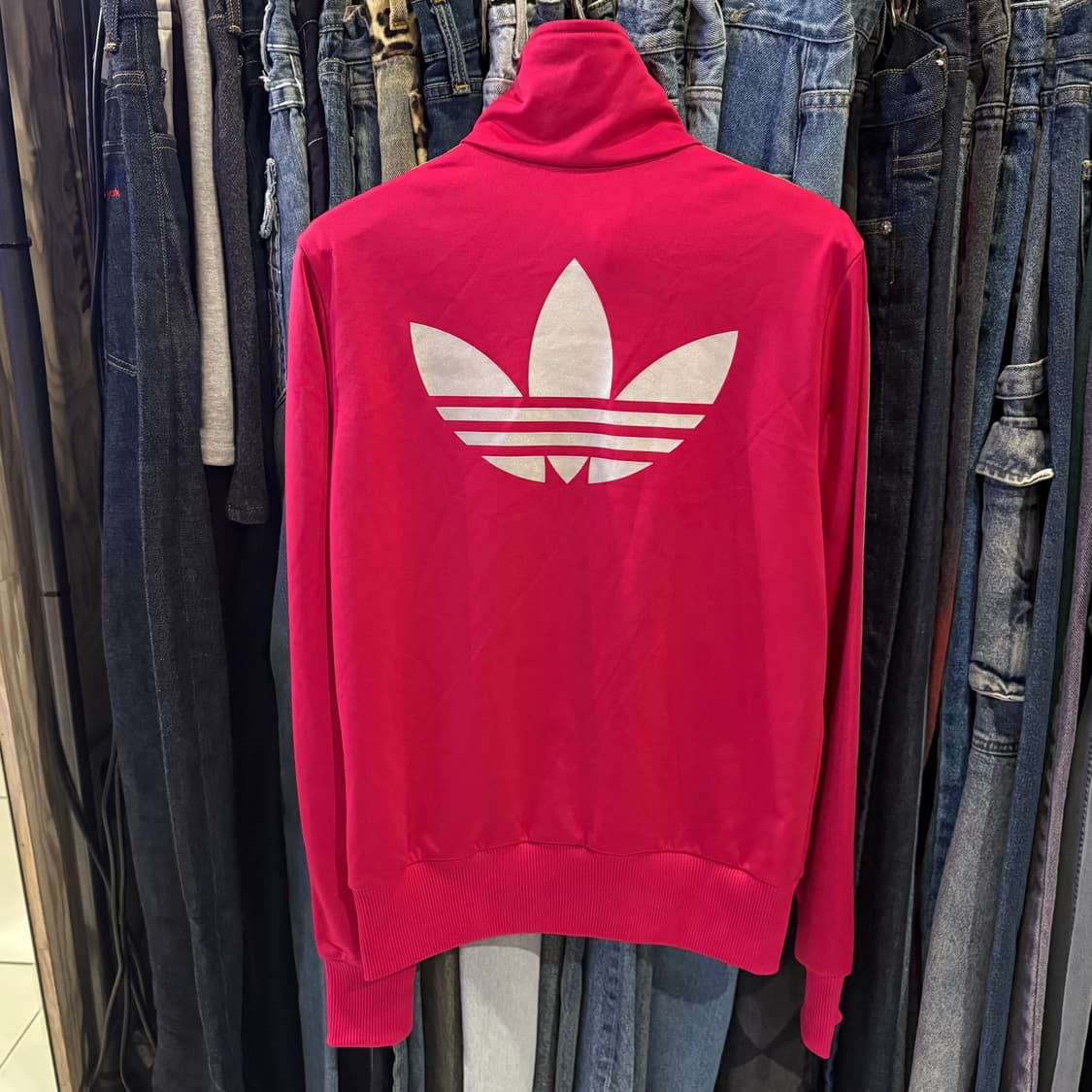 아디다스 파어버드 핫핑크 실버 우먼스 져지 상품이미지4