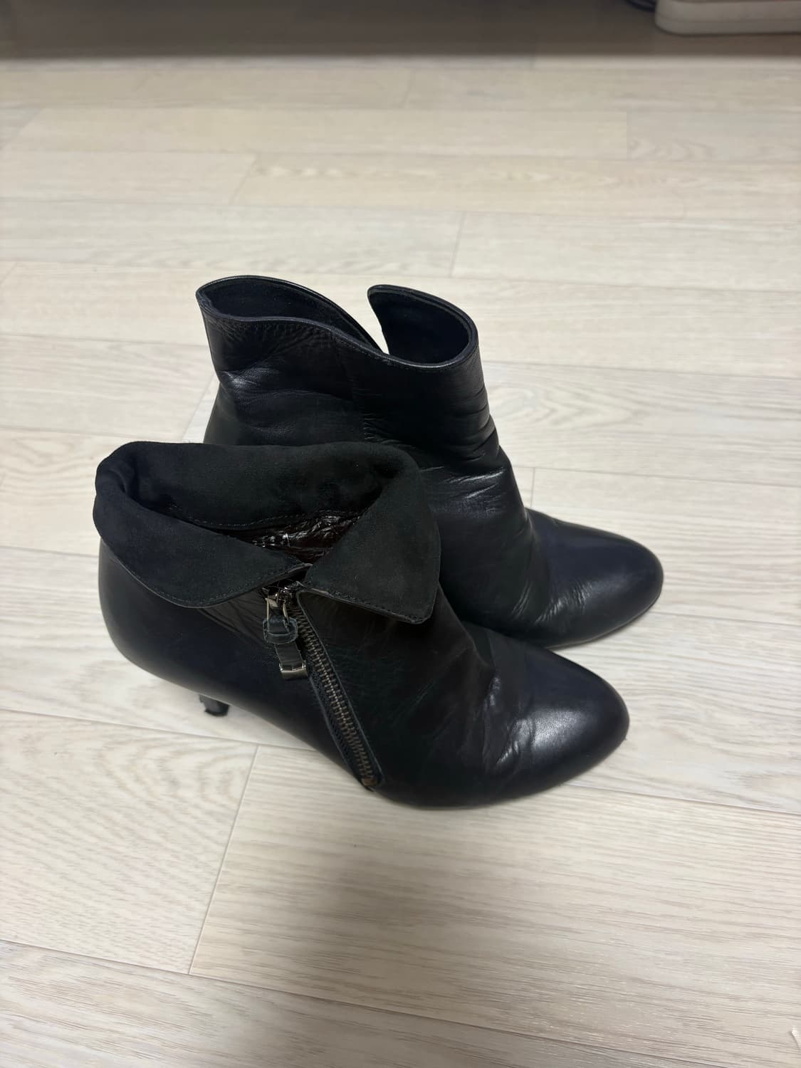 Kissa 가죽앵클부츠 상품이미지2