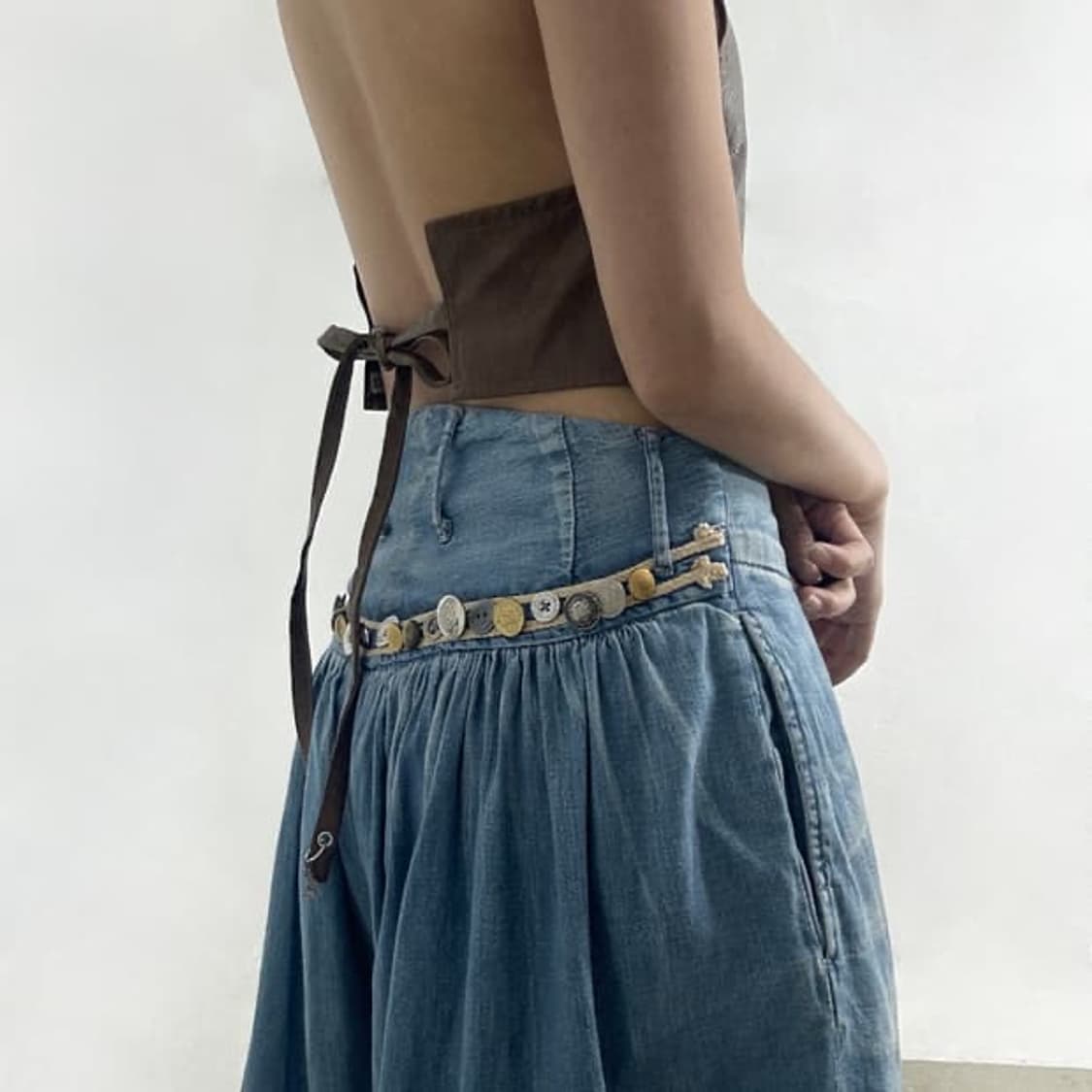 캐피탈 팬츠 KAPITAL denim flare pants 상품이미지2