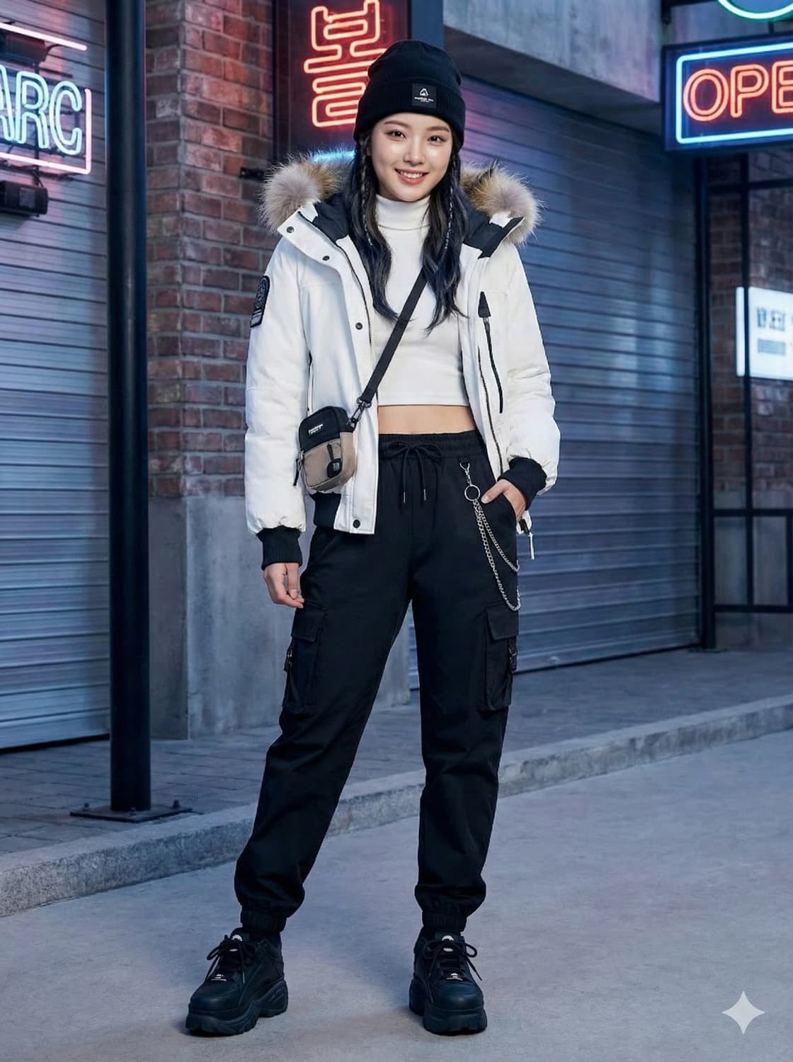 K2 봄버 라쿤털 구스다운 패딩_95 상품이미지1